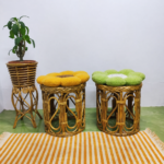 Rattan Stool Set