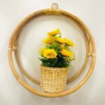 Cane Hanging Planter