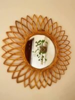 Rattan Wall Mirror - Image 3